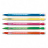 PERGAMY Porte-mines jetables 5 couleurs assortis translucides