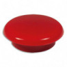 Boîte de 16 aimants 11 mm ronds Rouge