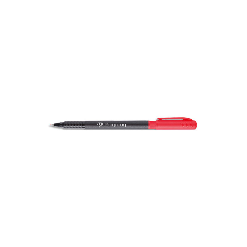 PERGAMY Stylo feutre pointe fine Rouge