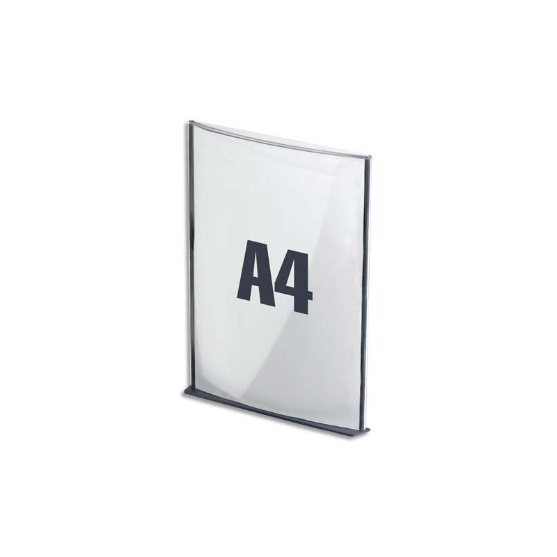 PAPERFLOW Plaque de porte format A4 coloris anthracite