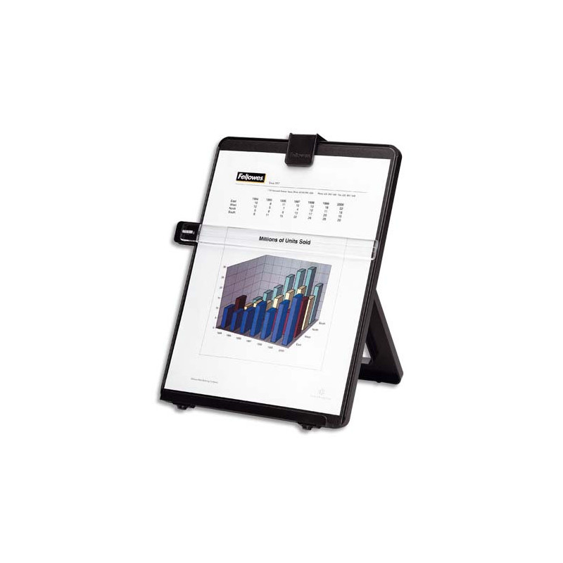 FELLOWES Porte-copie chevalet Noir - 21106