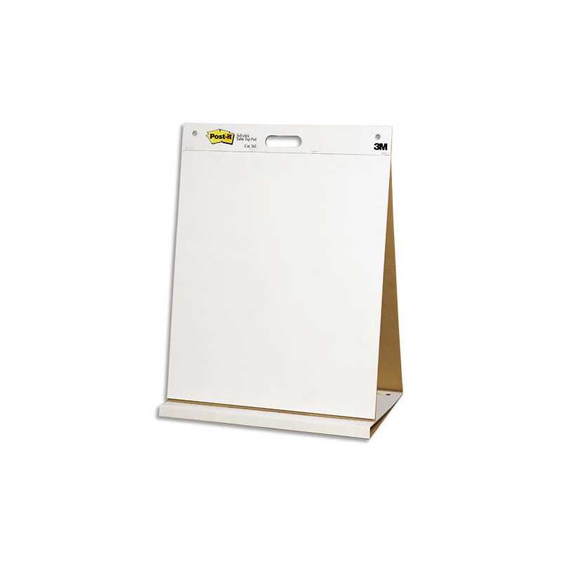 POST-IT Lot de 2 paperboards repositionnables (Meeting-chart) format 63,5x77,4 cm - 30 feuilles recyclées