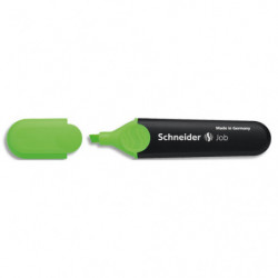 SCHNEIDER Surligneur JOB 150 (rechargeable) pointe biseautée, encre Verte