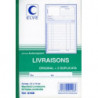 ELVE Carnet Livraisons - A5 - 50 tripli