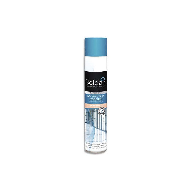 BOLDAIR Aérosol 500 ml destructeur d'odeurs Fleurs boisées pour une superficie de 20 m² Professional