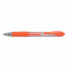 PILOT Stylo roller encre gel G-2. Pointe moyenne 07 RT. Couleur Orange néon