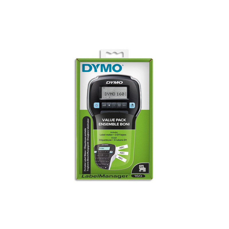 DYMO Pack promo 3 rubans D1 + 1 étiqueteuse LM160P 2142991
