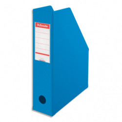 ESSELTE Porte-revues en PVC soudé 19/10e, dos de 7 cm, livré à plat. Coloris bleu