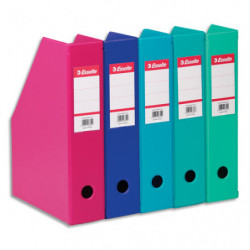 ESSELTE Porte-revues en PVC soudé 19/10e, dos de 7 cm, livré à plat. Coloris assortis mode