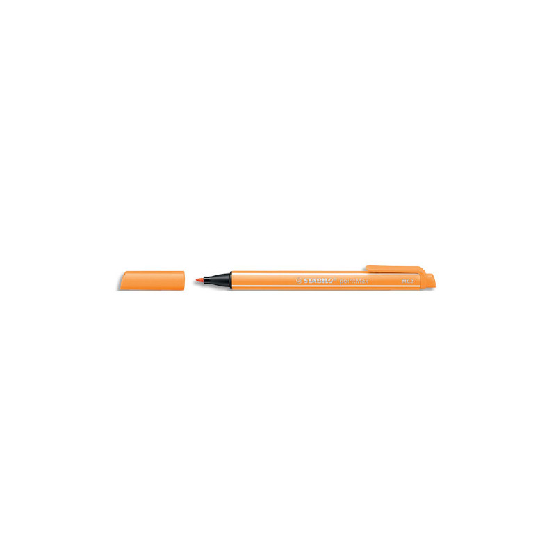 STABILO Stylo-feutre PointMax. Pointe moyenne 0,8mm. Ecriture souple et sans bavure Couleur orange