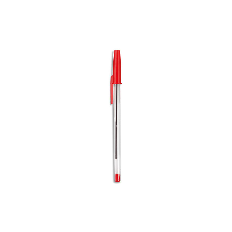 1ER Stylo bille. Pointe 1.0. Encre Rouge.