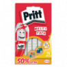 PRITT Etui de 55 pastilles adhésives blanches + 50% gratuit. Repositionnable