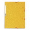 EXACOMPTA Chemise 3 rabats et élastique, en carte lustrée 5/10e, 400gr. Format 24x32cm. Coloris Jaune.