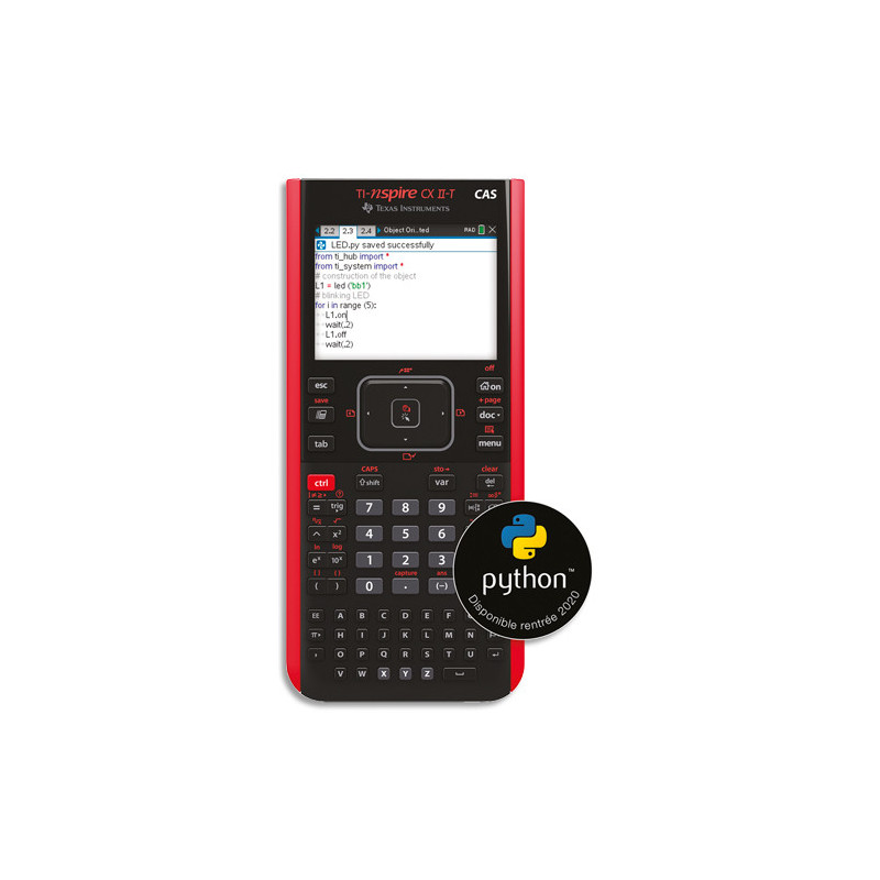 TEXAS INSTRUMENTS Calculatrice graphique TI-Nspire CX II-T CAS NSCXCAS2/TBL/3E14