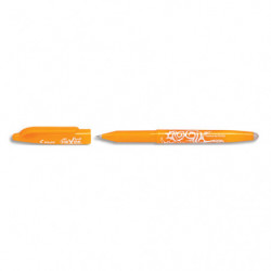 PILOT Roller gel FriXion Ball 07. Effaçable et rechargeable. Encre Orange abricot