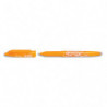 PILOT Roller gel FriXion Ball 07. Effaçable et rechargeable. Encre Orange abricot