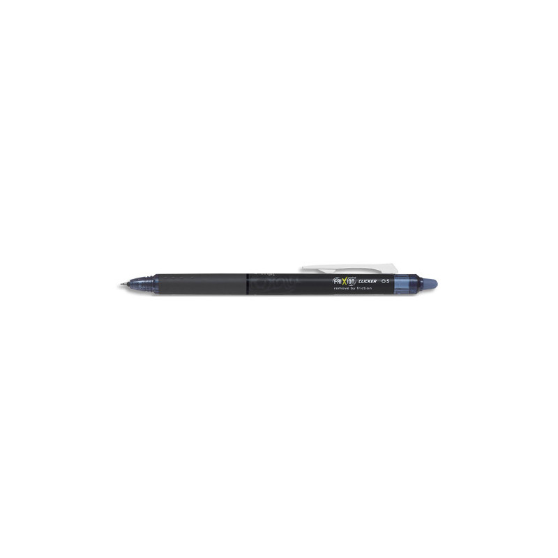 PILOT Roller gel FriXion Point CLICKER 05. Effaçable et rechargeable. Encre bleu nuit - Pointe Fine