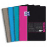 OXFORD Cahier MyNotes spirale 160 pages 90g couverture polypropylène 5x5 format A4+. Coloris assortis