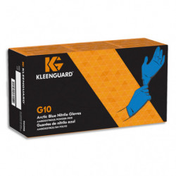 KIMBERLY Boîte 200 Gants Kleenguard actic Bleu nitrile taille L