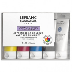 LEFRANC & BOURGEOIS Set Etudiant Gouache Etude 5x80 ML