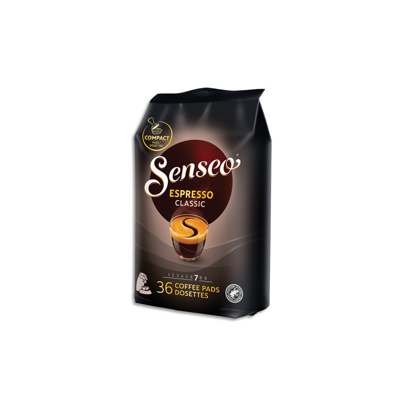 SENSEO Paquet de 36 dosettes de café moulu Classic. Intensité 7