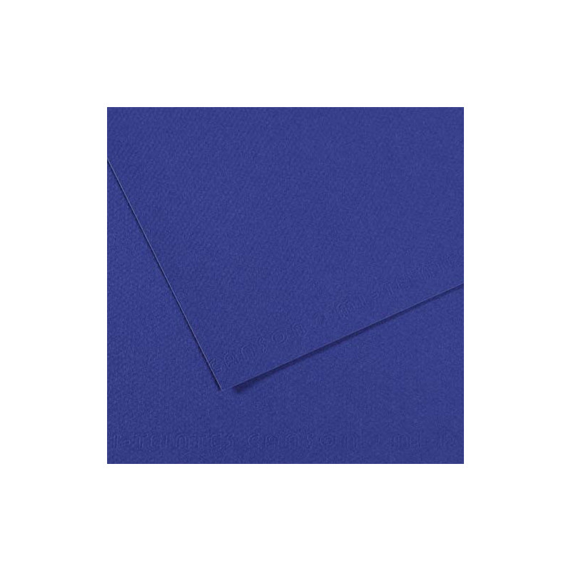 FABRIANO Feuille dessin couleur 50 x 65 cm Tiziano 160g Bleu Danube