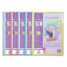 EXACOMPTA Protège-documents personnalisable PP KREACOVER 40 vues. Coloris assortis pastel