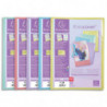 EXACOMPTA Protège-documents personnalisable PP KREACOVER 60 vues. Coloris assortis pastel