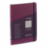 FABRIANO Carnet ECOQUA PLUS A5 couverture souple 80 pages lignées. Coloris lie de vin