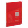 FABRIANO Carnet ECOQUA PLUS A5 couverture souple 80 pages lignées. Coloris rouge