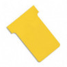 NOBO Etui de 100 fiches T en carton, 170 g/m2, indice 3, jaune