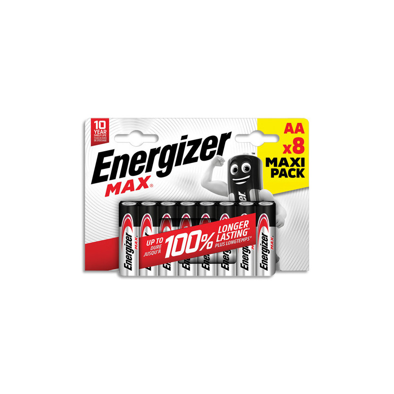 ENERGIZER Blister de 8 piles AAA LR03 Max 7638900437980