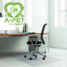 FLOORTEX Tapis protège-sol APET ecologique, pour sol dur, format 115 x 116 cm, 100% recyclable