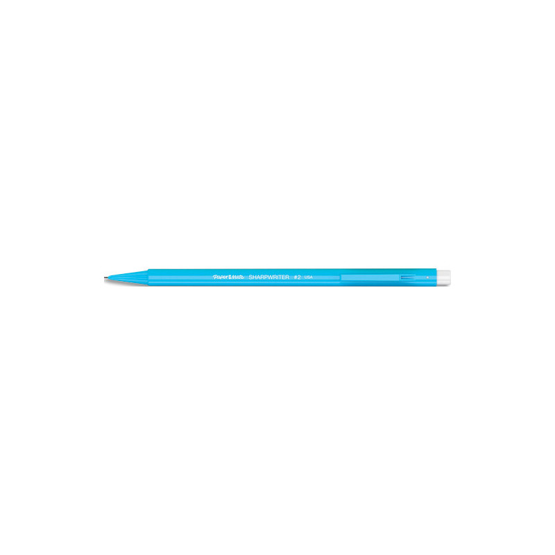 PAPERMATE Porte-mine Non-Stop 0,7 mm HB, corps néon : rose, violet, turquoise, vert pomme
