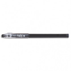 PILOT FriXion Ball Stick non rechargeable. Pointe conique moyenne 0,7mm. Encre effaçable noire