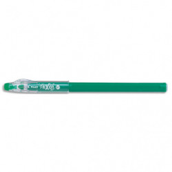 PILOT FriXion Ball Stick non rechargeable. Pointe conique moyenne 0,7mm. Encre effaçable vert