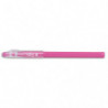 PILOT FriXion Ball Stick non rechargeable. Pointe conique moyenne 0,7mm. Encre effaçable rose