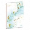 QUO VADIS Carnet Marguy pointillé et ligné 15x21cm 192 pages. Couverture motif effet marbre