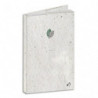 QUO VADIS Carnet Pure ligné 16x24cm 192 pages. 100% recyclé/graine à planter. Couverture blanche