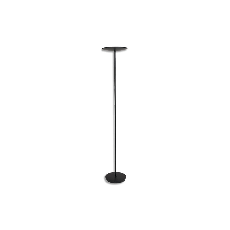 ALBA Lampadaire LED en acier et ABS. Tête : Ø 35 cm Hauteur : 185 cm . Noir