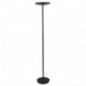 ALBA Lampadaire LED en acier et ABS. Tête : Ø 35 cm Hauteur : 185 cm . Noir