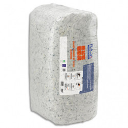 Sac de 1m3 fibres textiles naturelles 100% recyclées et recyclables pour calage. Fibre expansive.