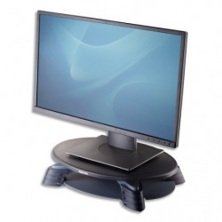 FELLOWES Support moniteur pivotant, hauteur réglable jusqu'à 12cm, supporte jusqu'à 14kg, 91450