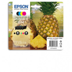 EPSON Pack de 4 cartouches jet d'encre ANANAS 604 C13T10G64010