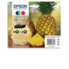 EPSON Pack de 4 cartouches jet d'encre ANANAS 604 C13T10G64010