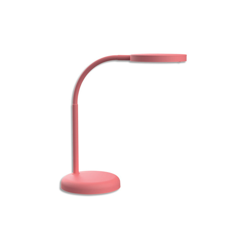 MAUL Lampe bureau LED MAULjoy, inclinable/orientable, 1880lux, 3000K, 769lm, 5 kWh/1000h, rose