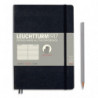 LEUCHTTURM 1917 Carnet souple 14,8x21cm 123 pages lignées numérotées. Coloris Noir