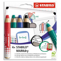 STABILO Pochette de 4...