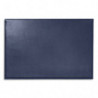 QUO VADIS Sous-main Satiny en cuir. Dimensions (l x p) : 56 x 38 cm. Coloris Bleu marine