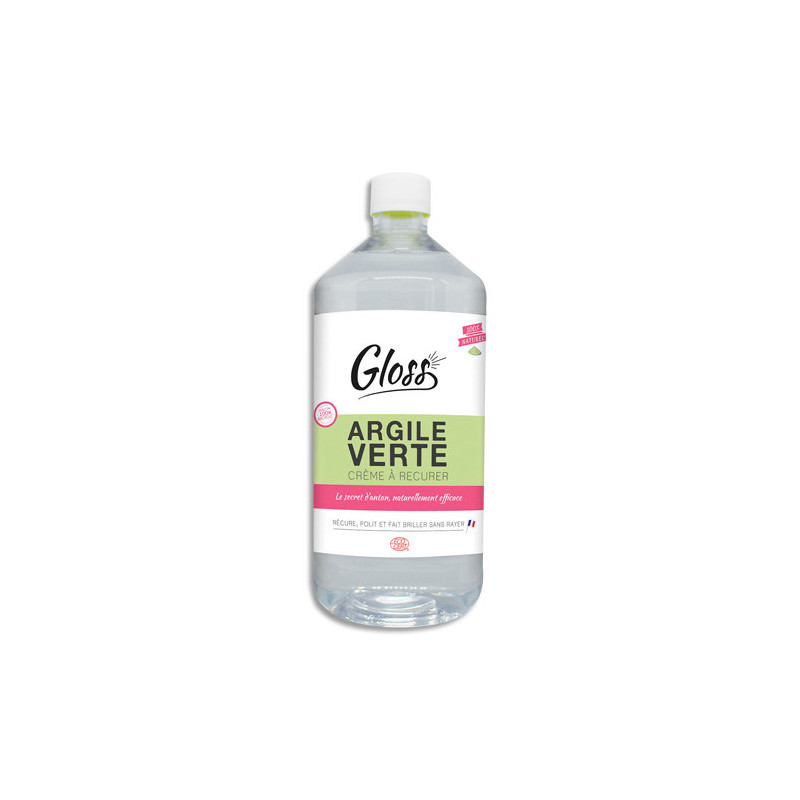 GLOSS Crème à récurer 500ml prête à l'emploi. Récure, polit et fait briller les surfaces sans les rayer.